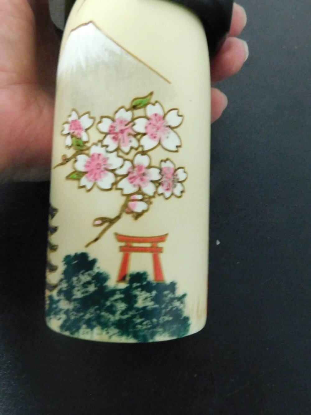 Usaburo KOKESHI DOLL Japan Japanese Creative Sosaku Woody Craft 7" - Picture 4 of 7
